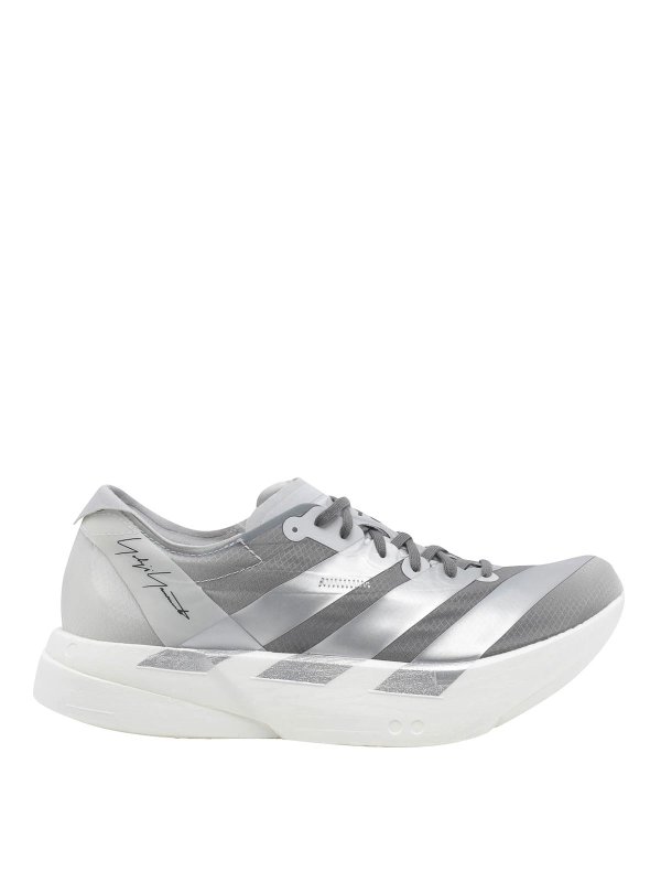 Y-3: Sneaker - Sneaker - Silber