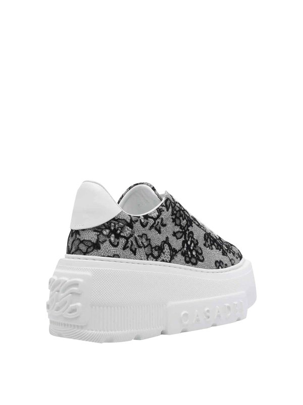 The Best Shops Casadei: Chaussures de sport - Baskets - Argent
