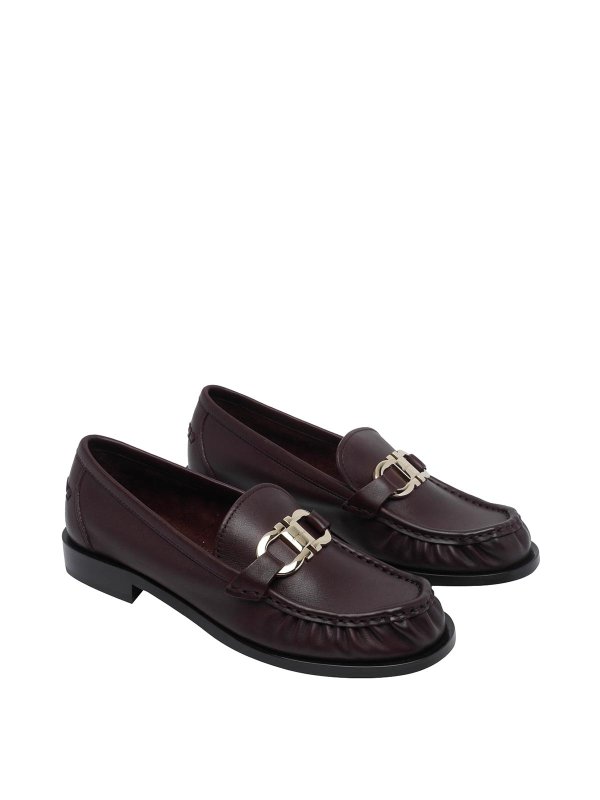SALVATORE FERRAGAMO: Mokassins und Slippers online - Mokassins - Rot
