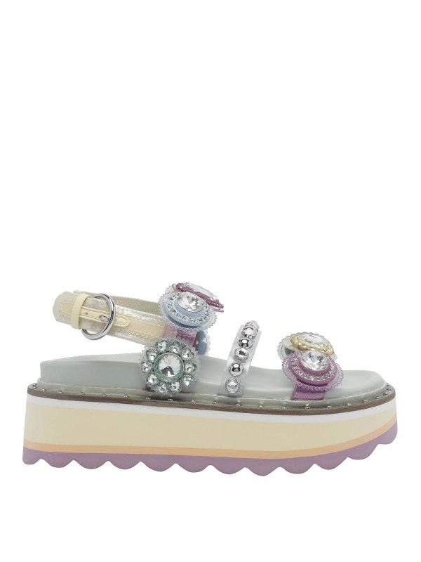 KURT GEIGER: サンダル - サンダル - 銀