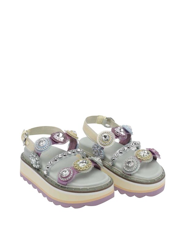 KURT GEIGER: サンダル online - サンダル - 銀