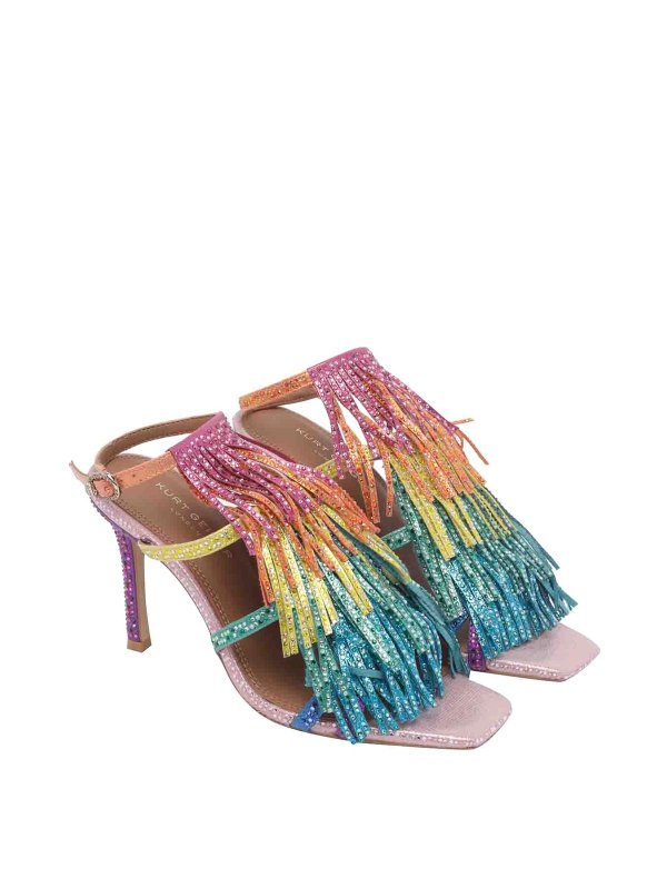 KURT GEIGER: sandals online - Fringe Slingback