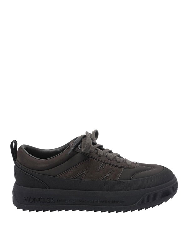 MONCLER: Chaussures de sport - Baskets - Marron