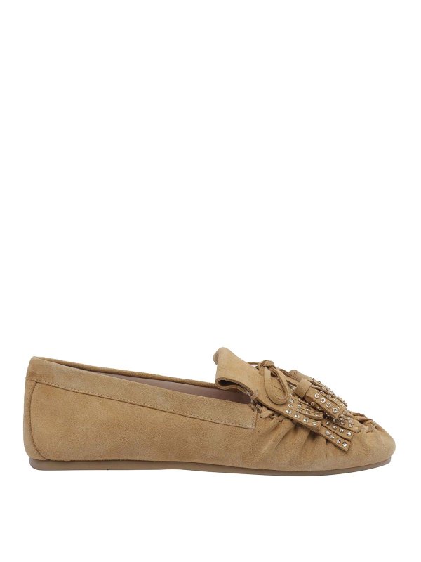 Stuart Weitzman: Mocasines y Zapatillas - Mocasines - Beis