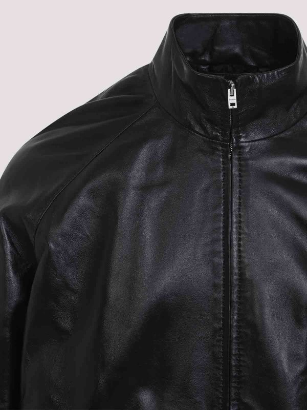 The Best Shops Acne Studios: bombers - Leather Bomber Jacket