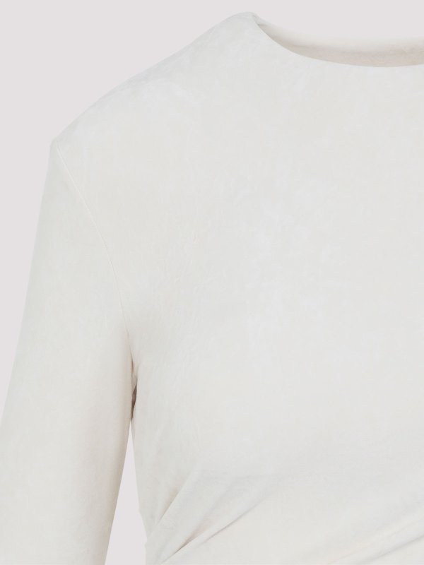 The Best Shops ALBERTA FERRETTI: ニーレングスドレス - 膝丈ドレス - クリーム