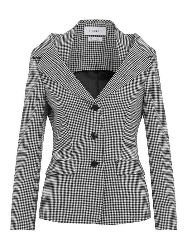 ALEXANDER MCQUEEN: Chalecos - Chaleco - Negro