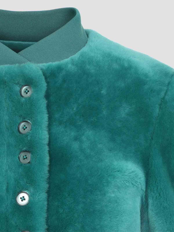 The Best Shops ALEXANDER MCQUEEN: Bombers - Bomber - Bleu Clair
