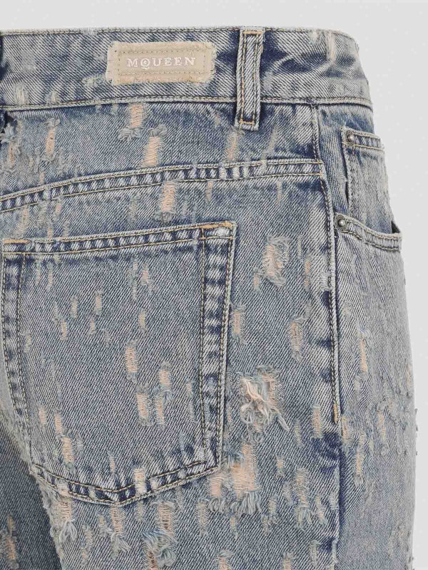 The Best Shops ALEXANDER MCQUEEN: ベルボトムジーンズ - フレアジーンズ - ブルー