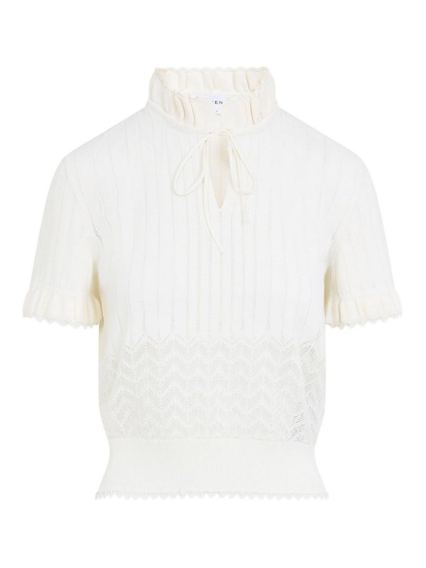 ALEXANDER MCQUEEN: トップス＆タンクトップ - トップ/タンクトップ - 白