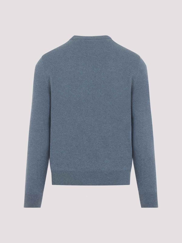 BRIONI: Strickpullover mit Rundhalsausschnitt online - Rundhalspullover - Blau