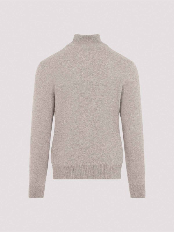 BRIONI: Strickpullover mit Rundhalsausschnitt online - Rundhalspullover - Beige