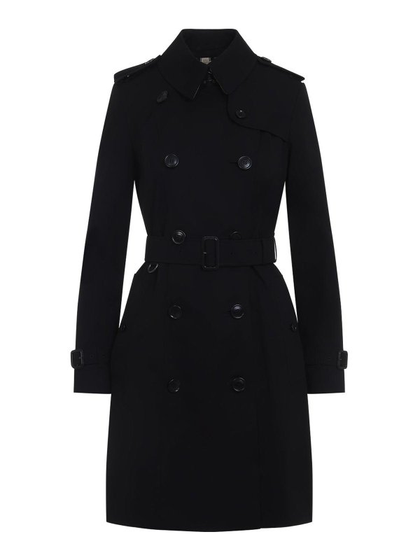 BURBERRY: トレンチコート - トレンチコート - 黒