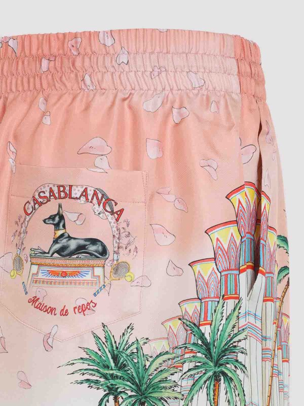 The Best Shops CASABLANCA: トラウザーショーツ - ショートパンツ - ピンク