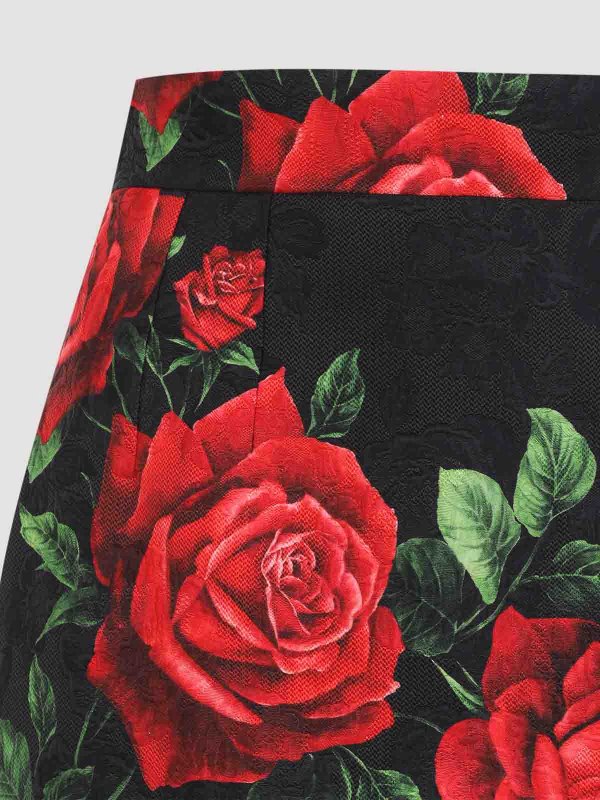 The Best Shops DOLCE & GABBANA: ニーレングススカート＆ミディ丈 - 膝丈/ミディスカート - 黒
