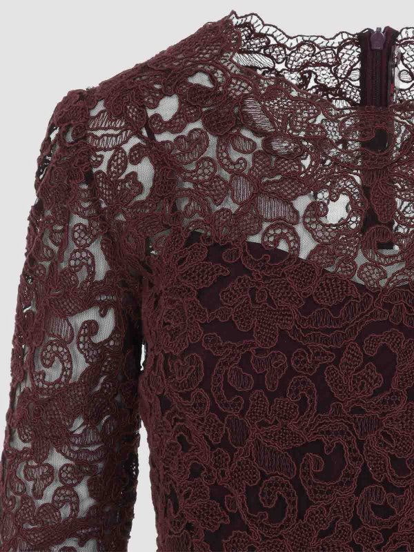 フレアジーンズ - ダークレッド shop online: ERMANNO SCERVINO