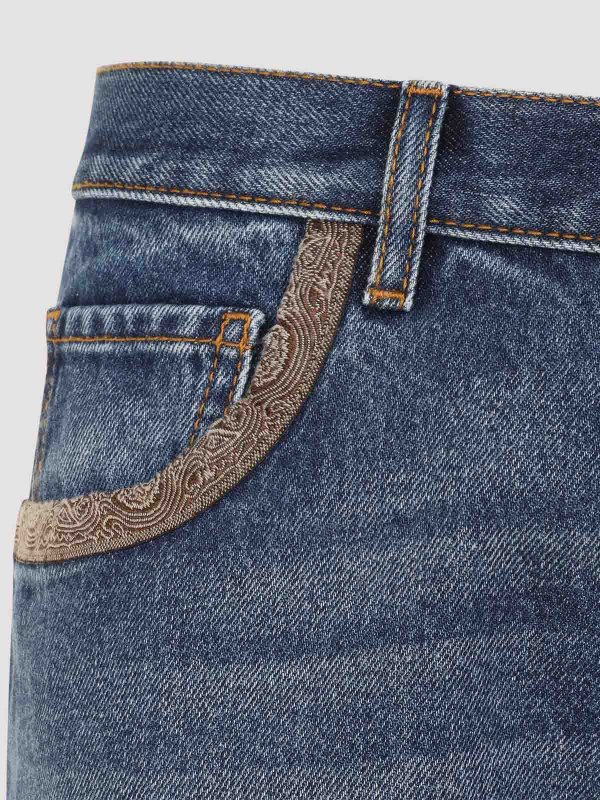 The Best Shops ETRO: Jeans Rectos - Vaqueros Rectos - Lavado Oscuro