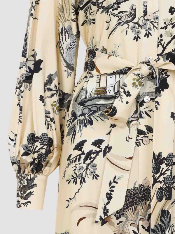 The Best Shops ETRO: ニーレングスドレス - 膝丈ドレス - ベージュ