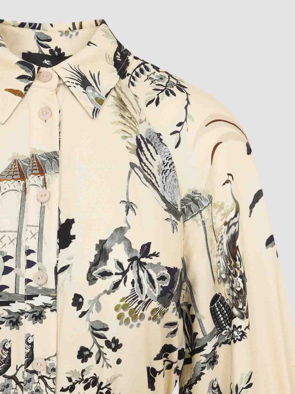 膝丈ドレス - ベージュ shop online: ETRO