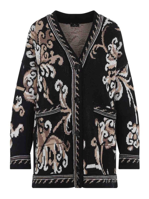 ETRO: カーディガン - カーディガン - 黒