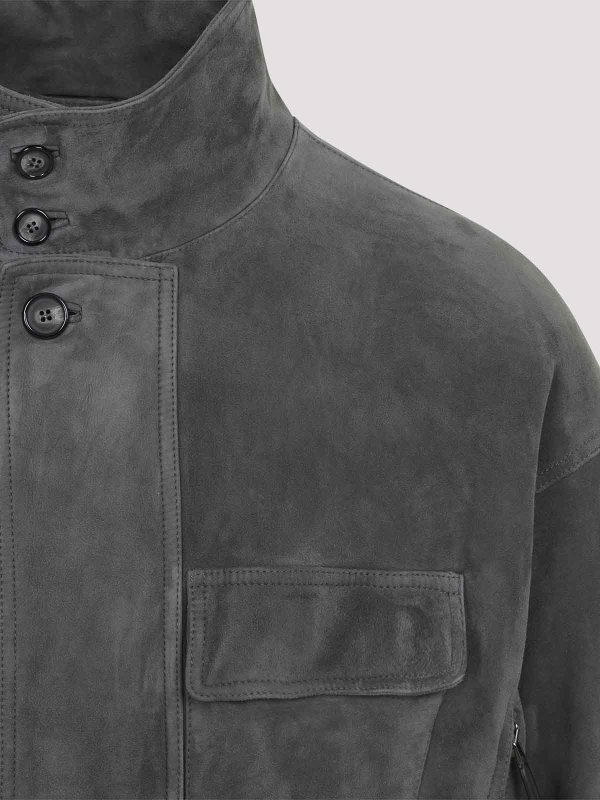 ダウンジャケット - 銀 shop online: GIORGIO ARMANI