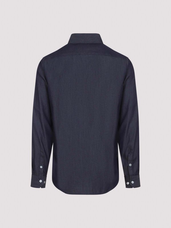 GIORGIO ARMANI: シャツ online - シャツ - ミディアムウォッシュ