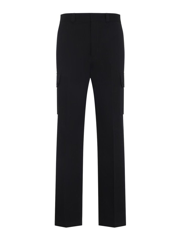 GIVENCHY: カジュアルトラウザー - カジュアルパンツ - 黒