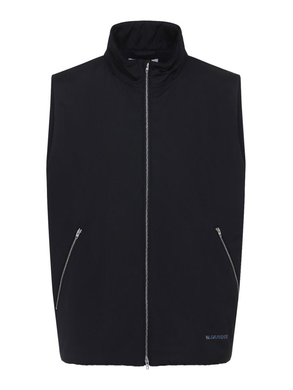 JIL SANDER: Westen - Weste - Blau