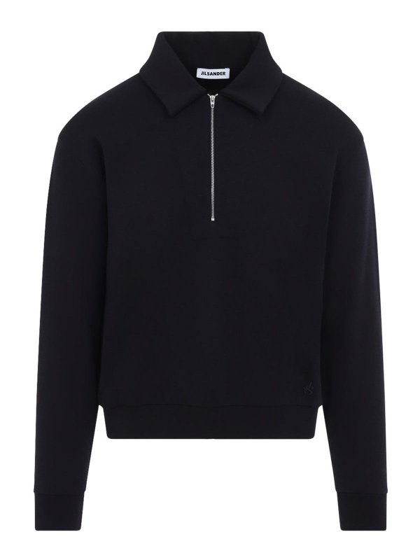 JIL SANDER: スウェット＆セーター - スウェットシャツ/セーター - ブルー