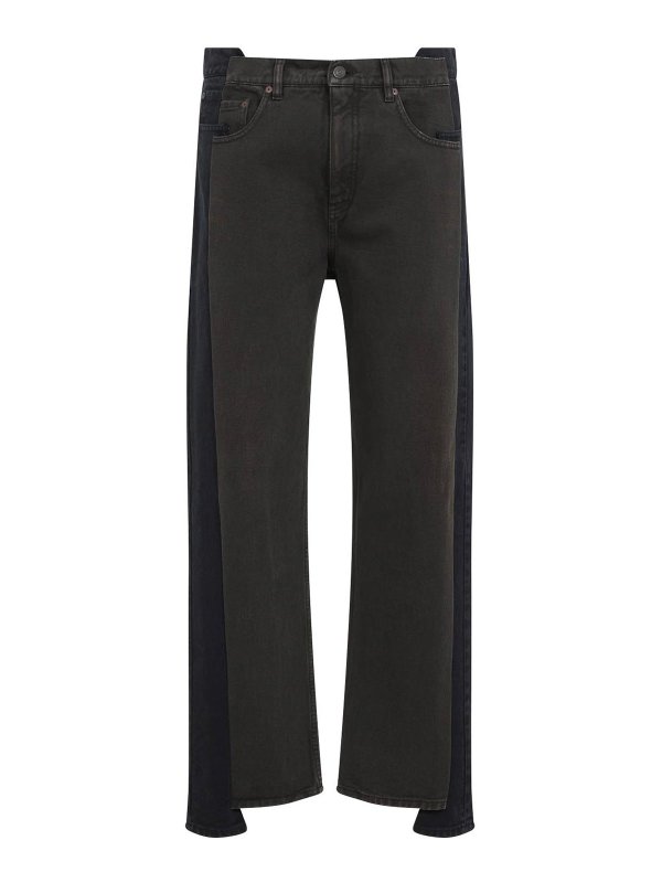 Maison Margiela: casual trousers - Spliced Pants
