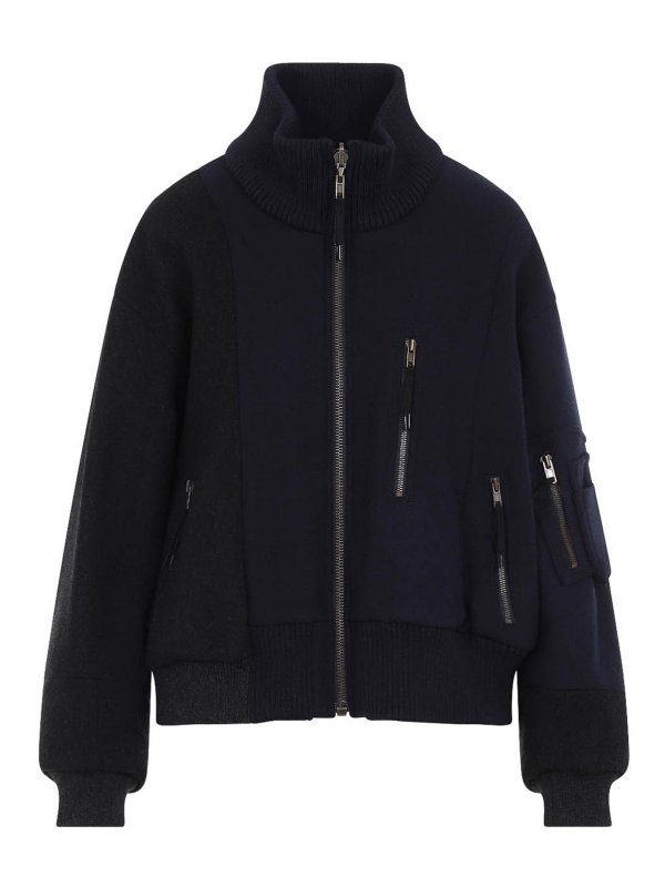 Maison Margiela: ボンバージャケット - ボンバージャケット - 黒
