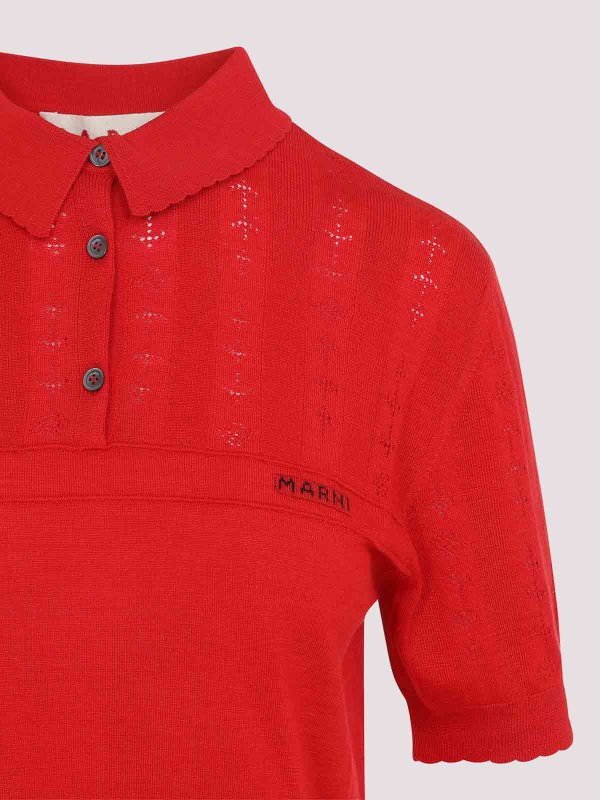 The Best Shops Marni: Polos  - Polo - Rouge