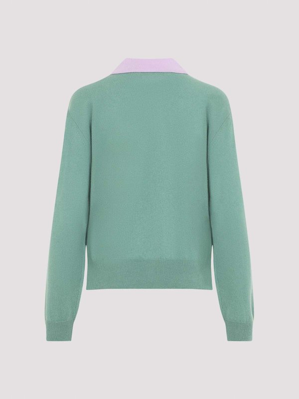 Marni: Poloshirts online - Poloshirt - Hellgrün