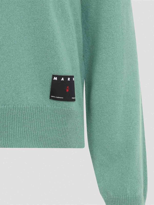 The Best Shops Marni: Poloshirts - Poloshirt - Hellgrün