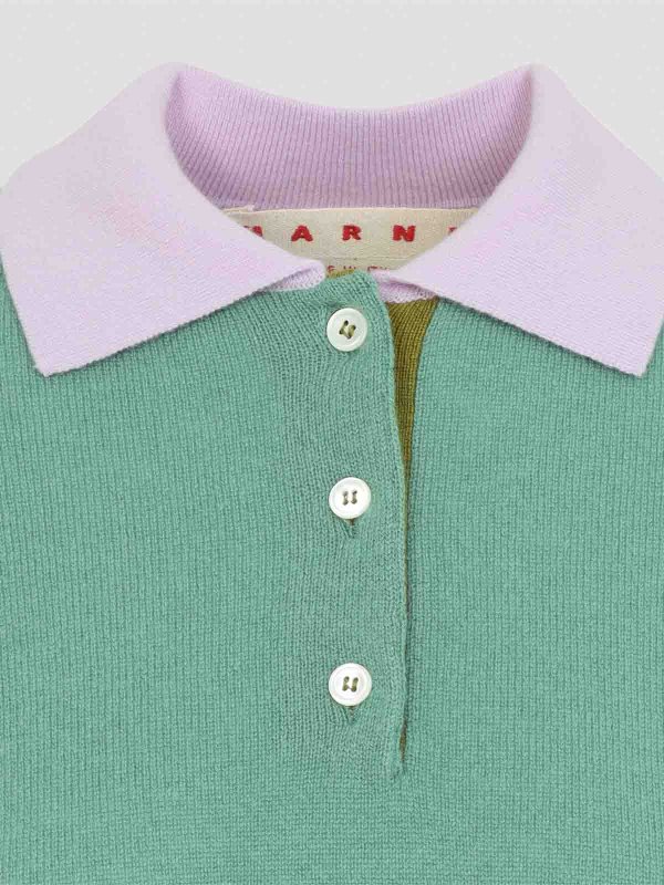 Poloshirt - Hellgrün shop online: Marni