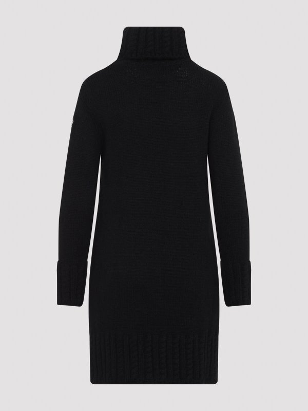 MONCLER: ニーレングスドレス online - 膝丈ドレス - 黒