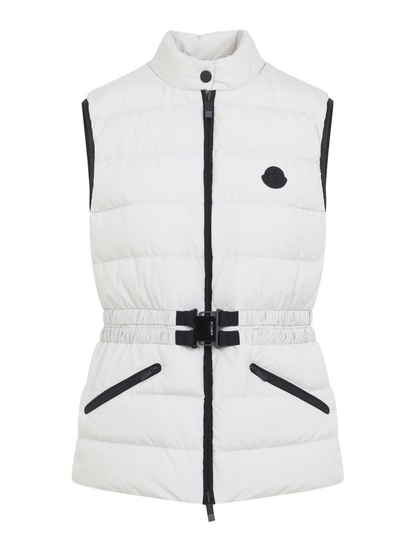 MONCLER: ベスト - ベスト - ベージュ