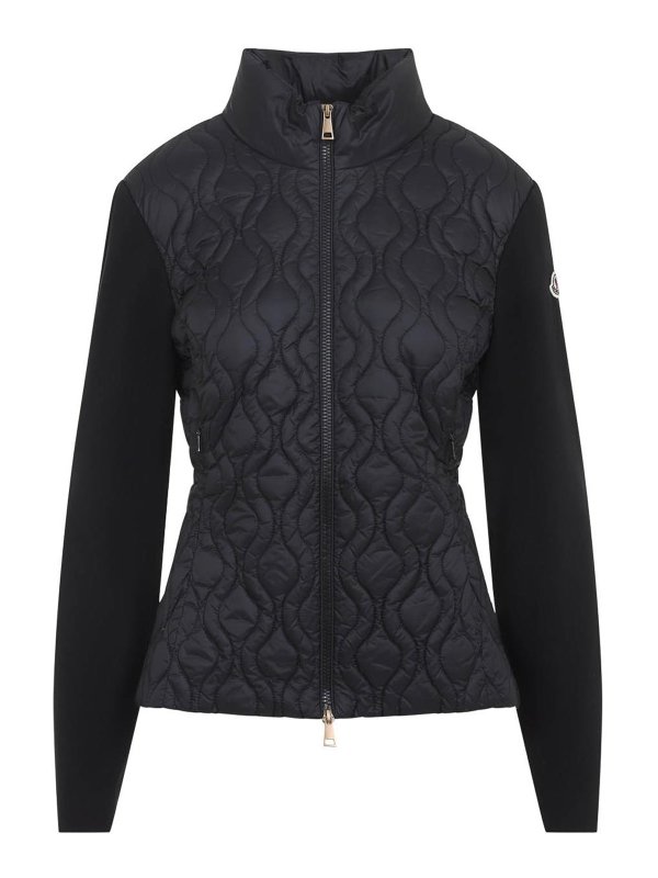 MONCLER: カーディガン - カーディガン - 黒