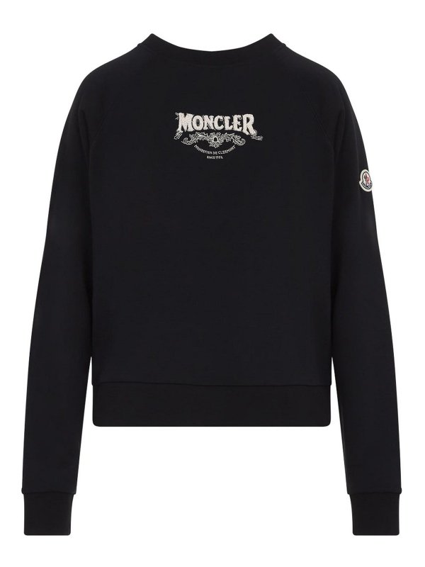 MONCLER: スウェット＆セーター - スウェットシャツ/セーター - 黒