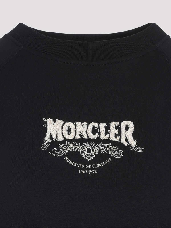 The Best Shops MONCLER: スウェット＆セーター - スウェットシャツ/セーター - 黒