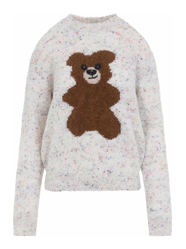 MOSCHINO: crew necks - Bear Sweater