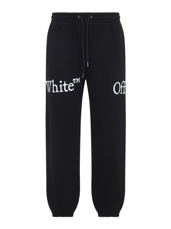 OFF-WHITE: スウェットパンツ - トラックスーツ ボトムス - 白