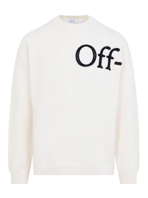 OFF-WHITE: クルーネック - クルーネック - 白