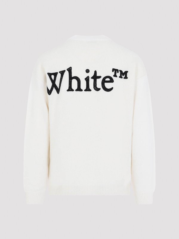 OFF-WHITE: クルーネック online - クルーネック - 白
