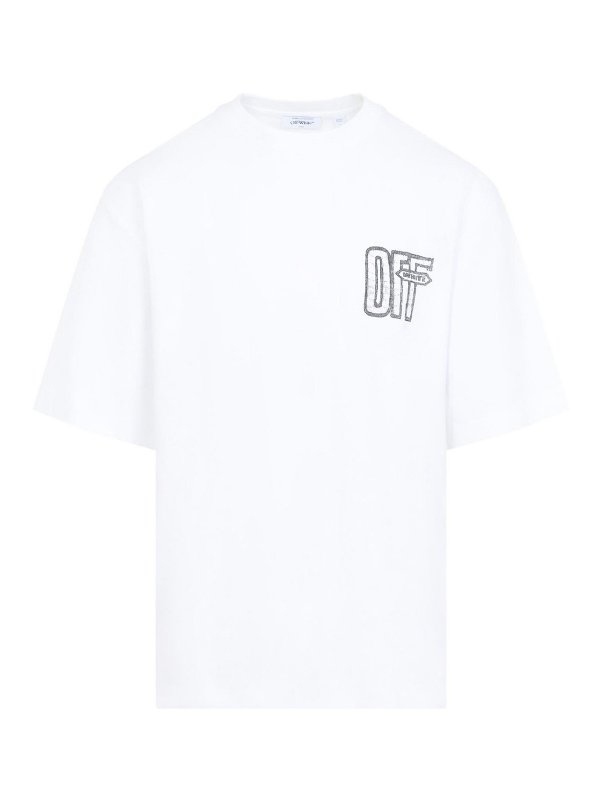 OFF-WHITE: クルーネック - クルーネック - 白