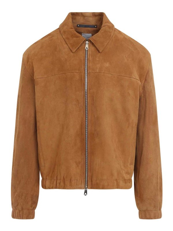 PAUL SMITH: レザージャケット - レザージャケット - キャメル