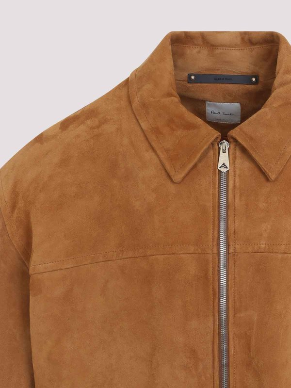 レザージャケット - キャメル shop online: PAUL SMITH