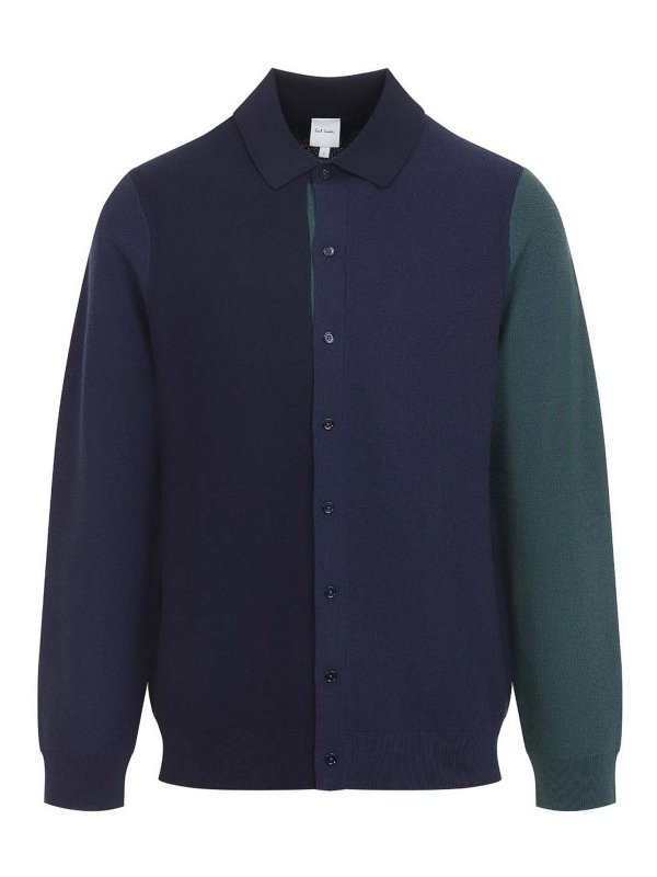 PAUL SMITH: カーディガン - カーディガン - ダークブルー