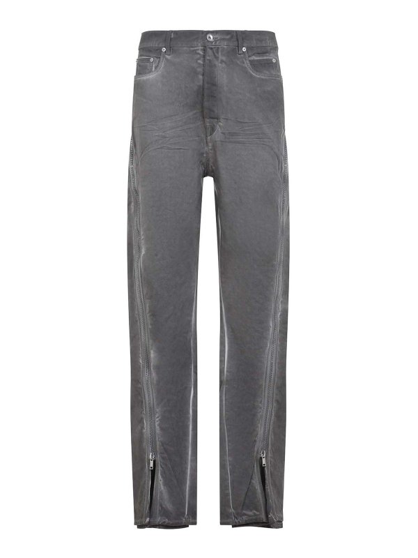 RICK OWENS: ストレートジーンズ - ストレートジーンズ - イエロー