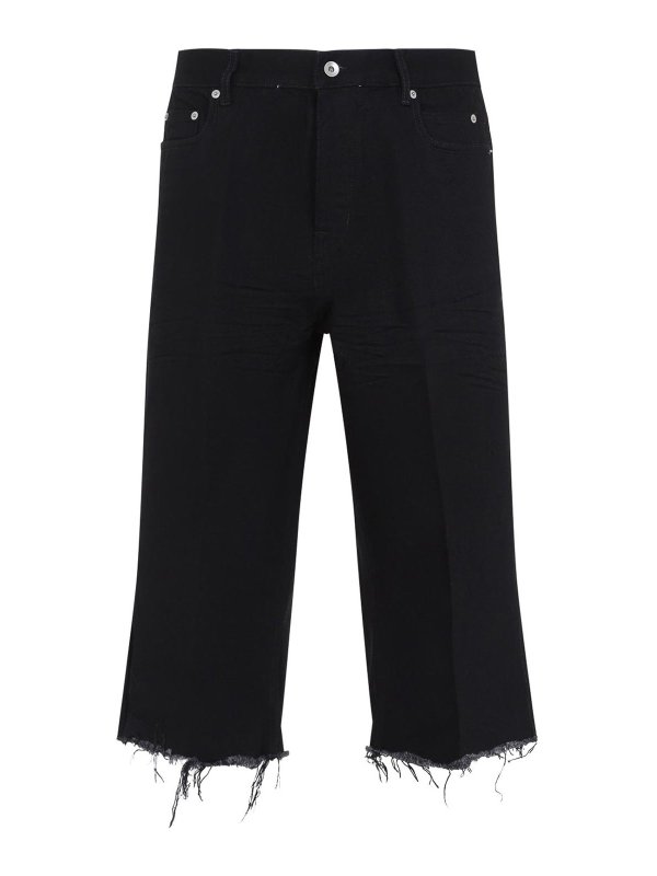 RICK OWENS: Jeans Rectos - Vaqueros Rectos - Negro